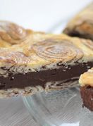 Uvrnuta čokoladna pita