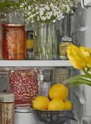 Dekorirana unutrašnjost hladnjaka