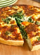 Quiche sa špinatom i sirom