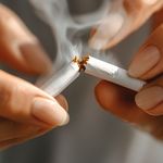 Potrgana cigareta kao simbol prestanka pušenja