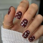 Jesenska manikura za kratke nokte