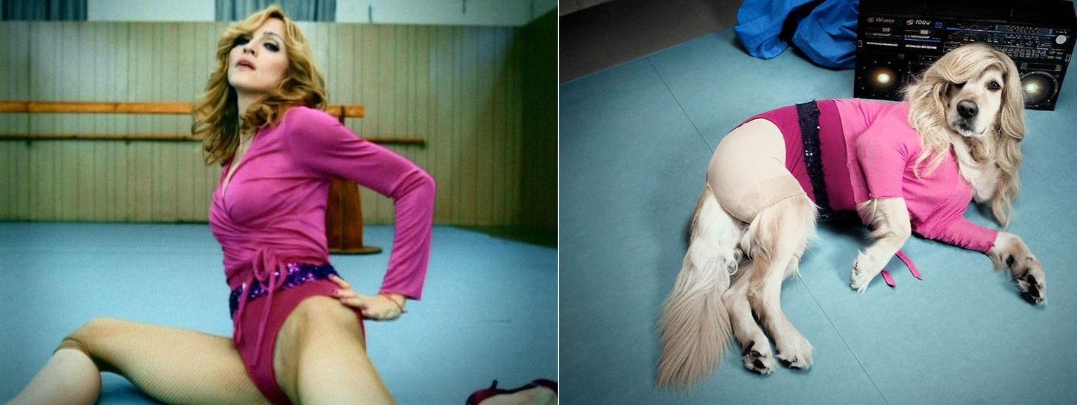 Мадонна в розовом купальнике: взрыв цвета и эмоций на экране