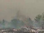 Požari haraju između Splita i Omiša (Video: Mario Jurič/Dnevnik.hr)