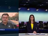 Andrija Jarak uživo sa mjesta požara za Dnevnik Nove TV (Video: Dnevnik Nove TV)