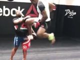 Francis Ngannou udara koljenom