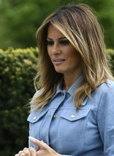 Melania Trump u 'lažnoj' traper-haljini - 4
