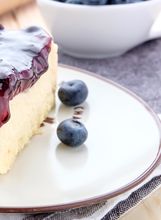 Proteinski cheesecake s borovnicama