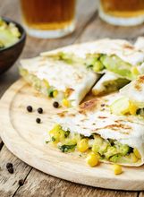 Tortilje s tikvicama i sirom