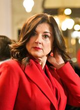Sanja Musić Milanović u crvenoj haljini