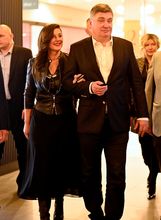 Sanja Musić Milanović i Zoran Milanović na premijeri filma Slatka Simona