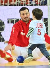 Domagoj Duvnjak sa sinom