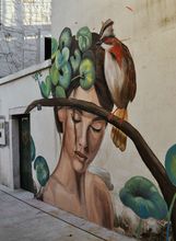Mural koji je djelo Mabel Vicentef