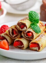 Nutella rolice s jagodama