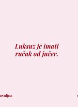 Što je za vas luksuz?