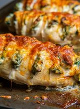 Piletina punjena sirom i špinatom