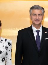 Ana Maslać Plenković i Andrej Plenković