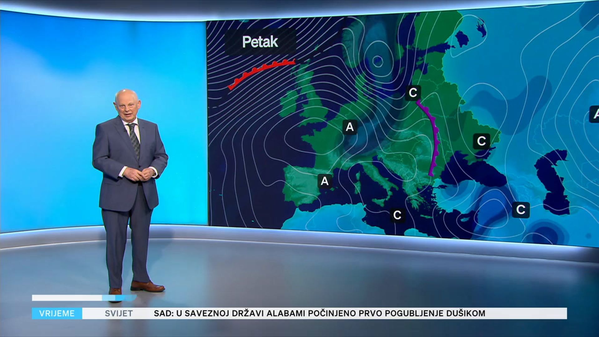 Vremenska prognoza 26.01.2024.