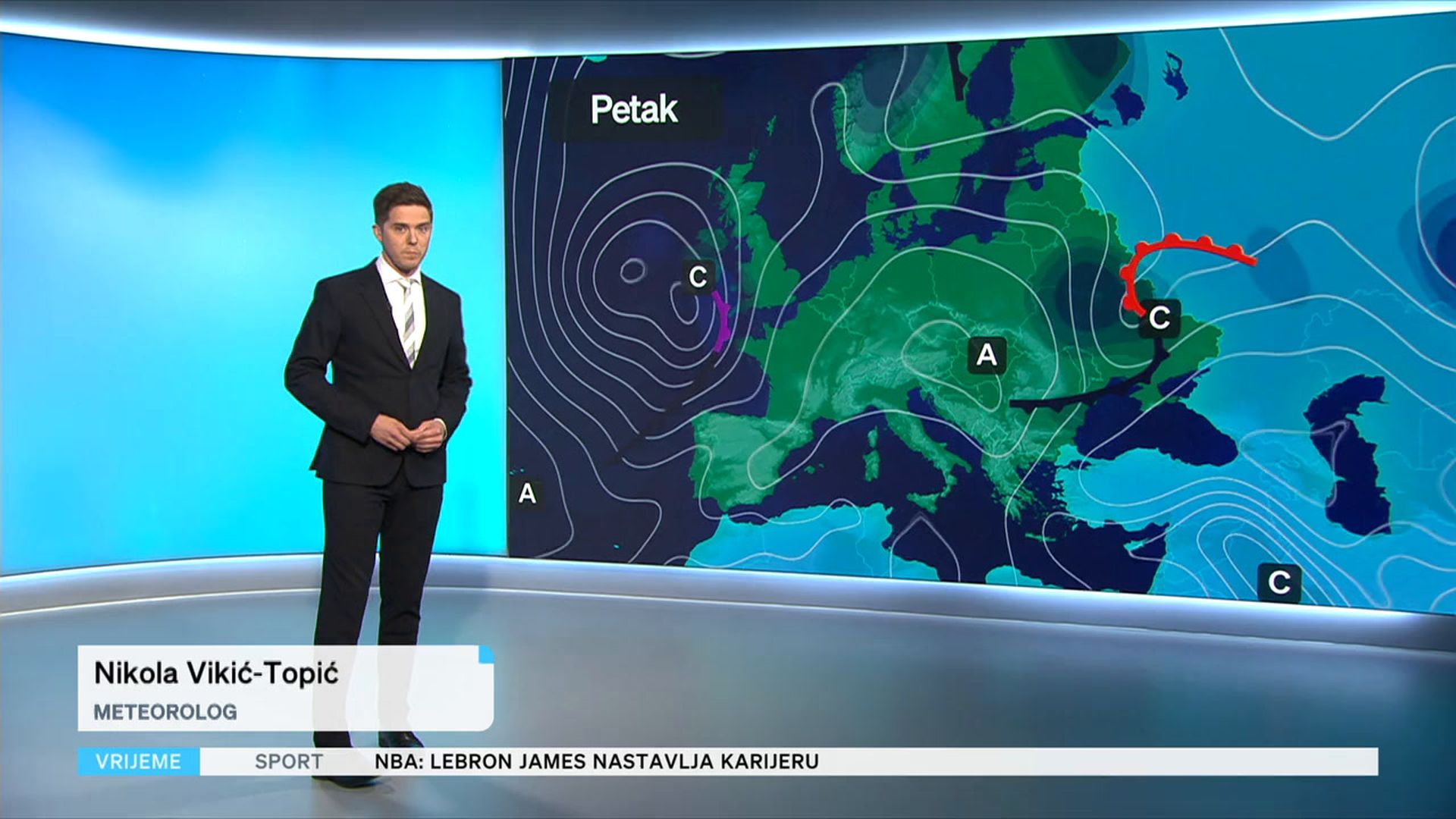 Vremenska prognoza 13.7.2023.