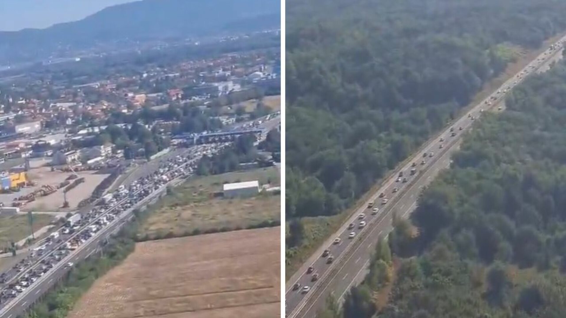 VIDEO Velike gužve na cestama: Objavljene snimke iz zraka, HAK ima savjet za vozače