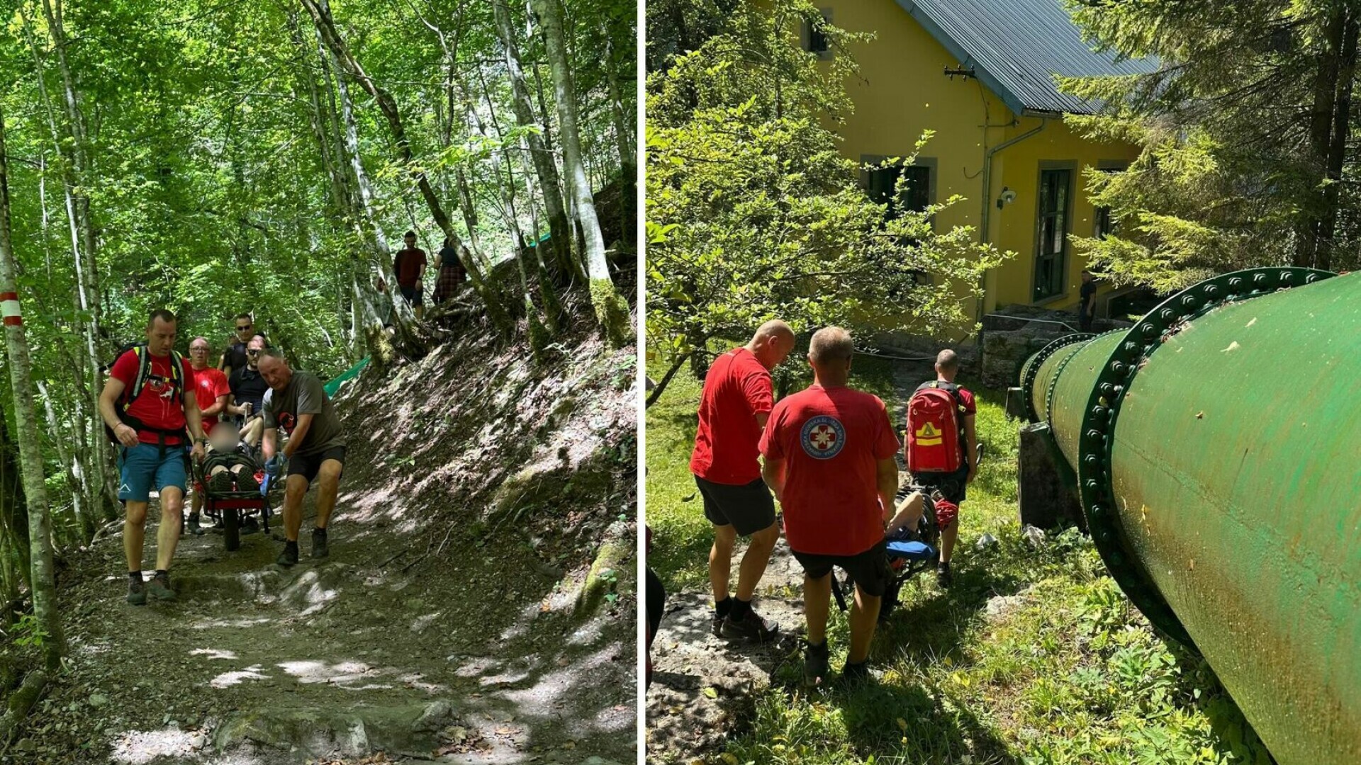 FOTO HGSS ponovno u akciji: Izletniku naglo pozlilo, šestero ga spašavalo
