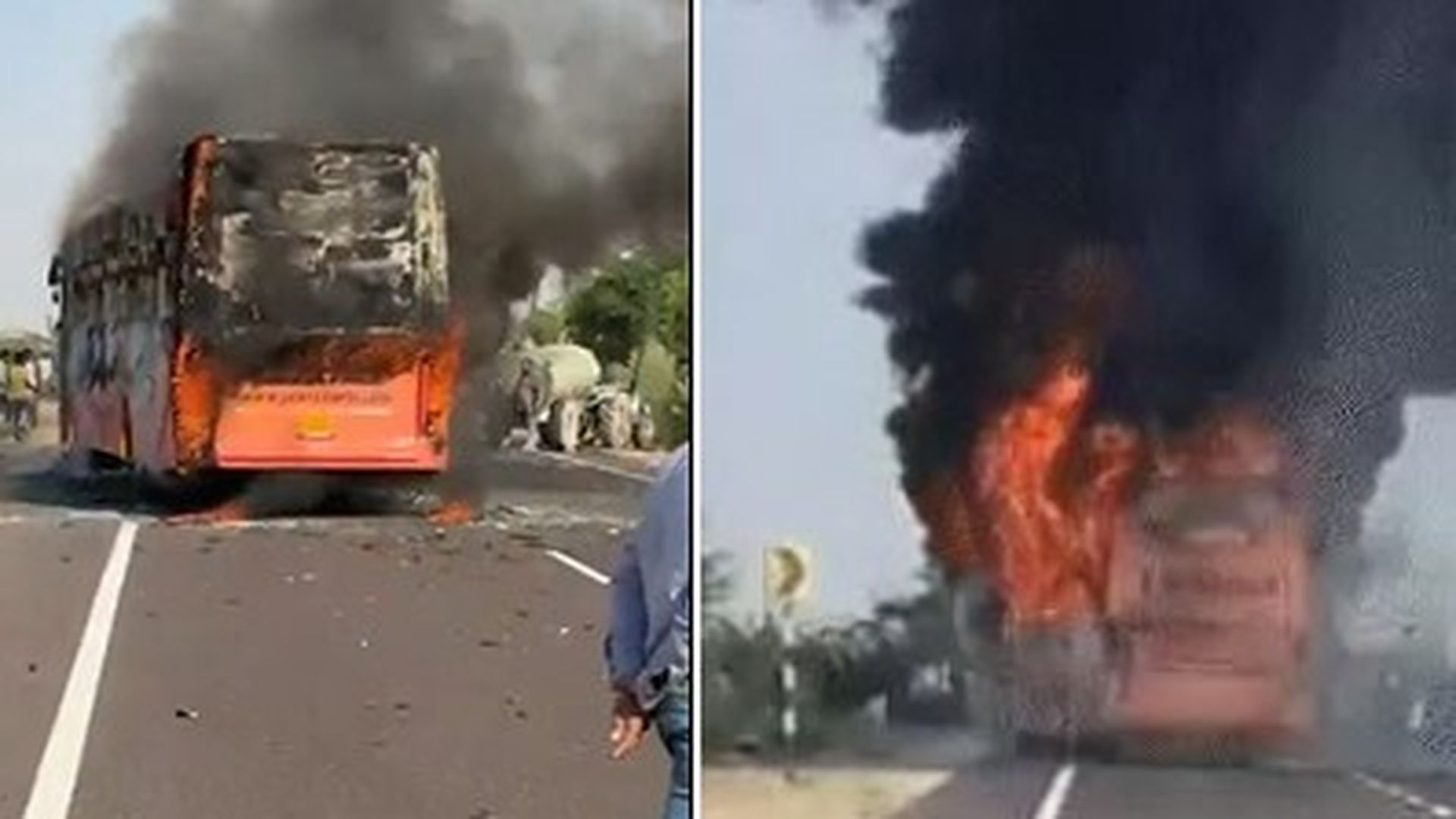 VIDEO Zapalio se autobus, poginulo najmanje 20 osoba: "Putnici nisu imali vremena izaći"