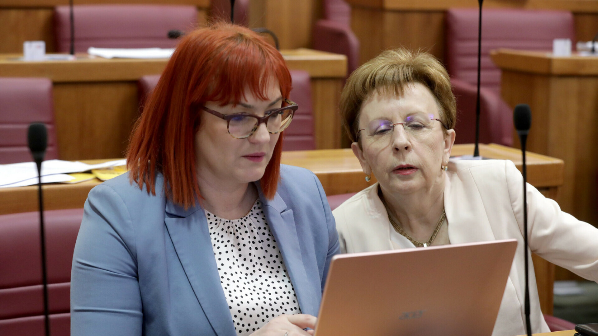 Svi govore o haljini dubljeg dekoltea koju je naša zastupnica odabrala ...