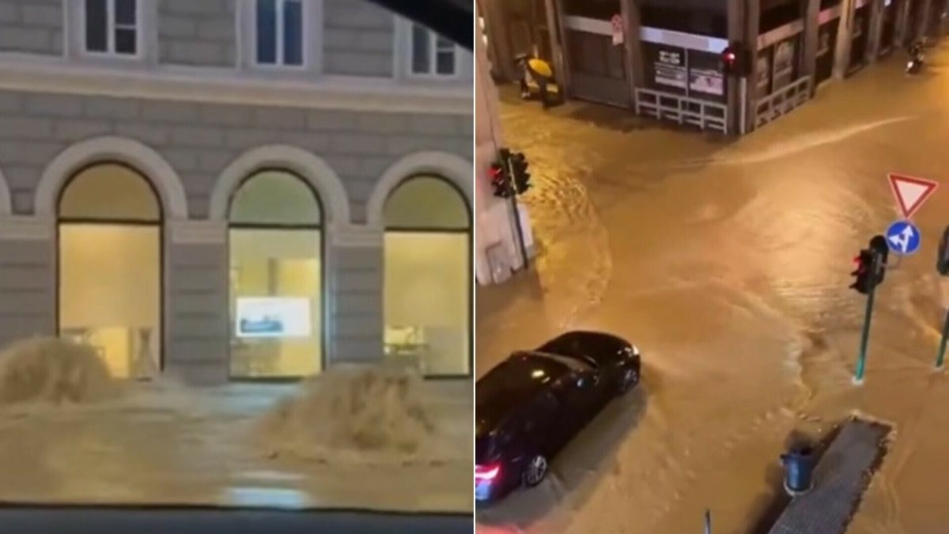 VIDEO Grmljavinsko nevrijeme u Istri, dramatične snimke iz susjedstva: Ulice su pod vodom, povremeno nestaje struje