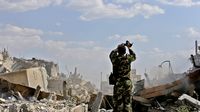 Uništena sirijska postrojenja (Foto: AFP) - 3