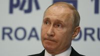 Ruski predsjednik Vladimir Putin govori na konferenciji za novinare posljednjeg dana Foruma za pojas i cestu u Pekingu (Foto: AFP)