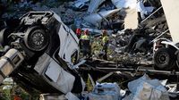 Potraga za preživjelima u Genovi (Foto: AFP)