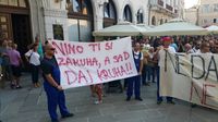 Štrajk radnika Uljanika - 2 (Foto: Dnevnik.hr)