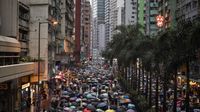 Prosvjed u Hong Kongu (Foto: AFP)
