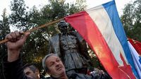 Otkrivanje spomenika Josipu Brozu Titu u Podgorici (Foto: AFP) - 4
