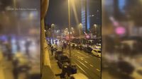 Sukob navijača Hajduka s policijom