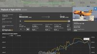 Ruta kojom se kretao avion (Foto: Flightradar)