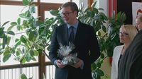 Aleksandar Vučić u školi u Vrginmostu (Foto: Dnevnik.hr)