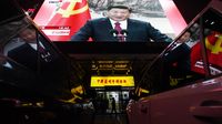 Prijenos vijesti o Xi Jinpingu na javnom mjestu u Pekingu (Foto: AFP)