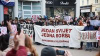 Studenti iz tri hrvatska grada prosvjednom tišinom poduprli kolege u Srbiji