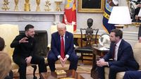 Volodimir Zelenski, Donald Trump i J.D. Vance