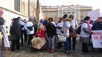 Prosvjed na Markovom trgu (Foto: Dnevnik.hr) - 5
