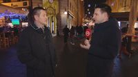 Marko Biočina, novinar Nove TV, i Martin Evačić, predsjednik HUP Udruge trgovine