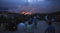 Požar u Grčkoj na području Atene (Foto: AFP) - 1