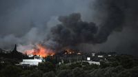 Požar u Grčkoj na području Atene (Foto: AFP) - 2