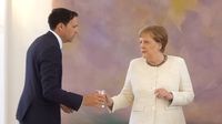 Angela Merkel na sastanku s njemačkim predsjednikom (Foto: AFP) - 2