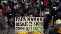 Prosvjed za klimu, Francuska (Foto: AFP)