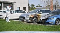 Zapaljeni automobil u Novom Zagrebu - 4