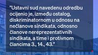 Ustavni sud srušio dogovor Vlade i sindikata - 3