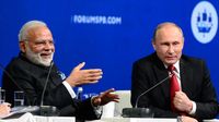 Indijski premijer Narendra Modi i ruski predsjednik Vladimir Putin (Foto: AFP)