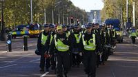 Stotine ljudi na propalestinskom prosvjedu u Londonu. Policija je uhitila 82 osobe, sve iz grupe protuprosvjednika iz ekstremno desničarskih skupina - 8
