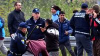 Sukobi s migrantima na granici (Foto: AFP)